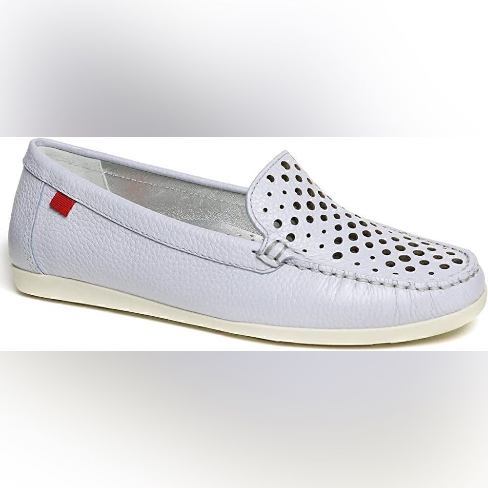 MARC JOSEPH | NEW YORK Leather Made in Brazil Venetian Perforated Loafer Shoes 6
